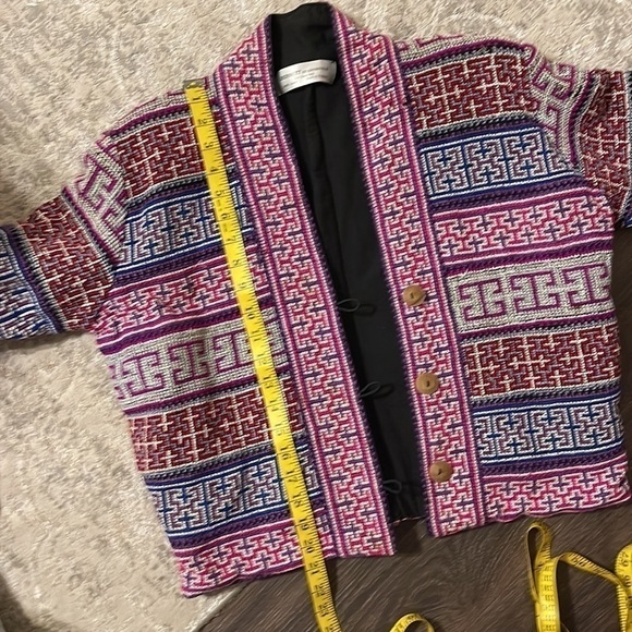 BENNETT of Centreville Embroidered Cotton Jacket Fits Like Medium Boho - Picture 3 of 14